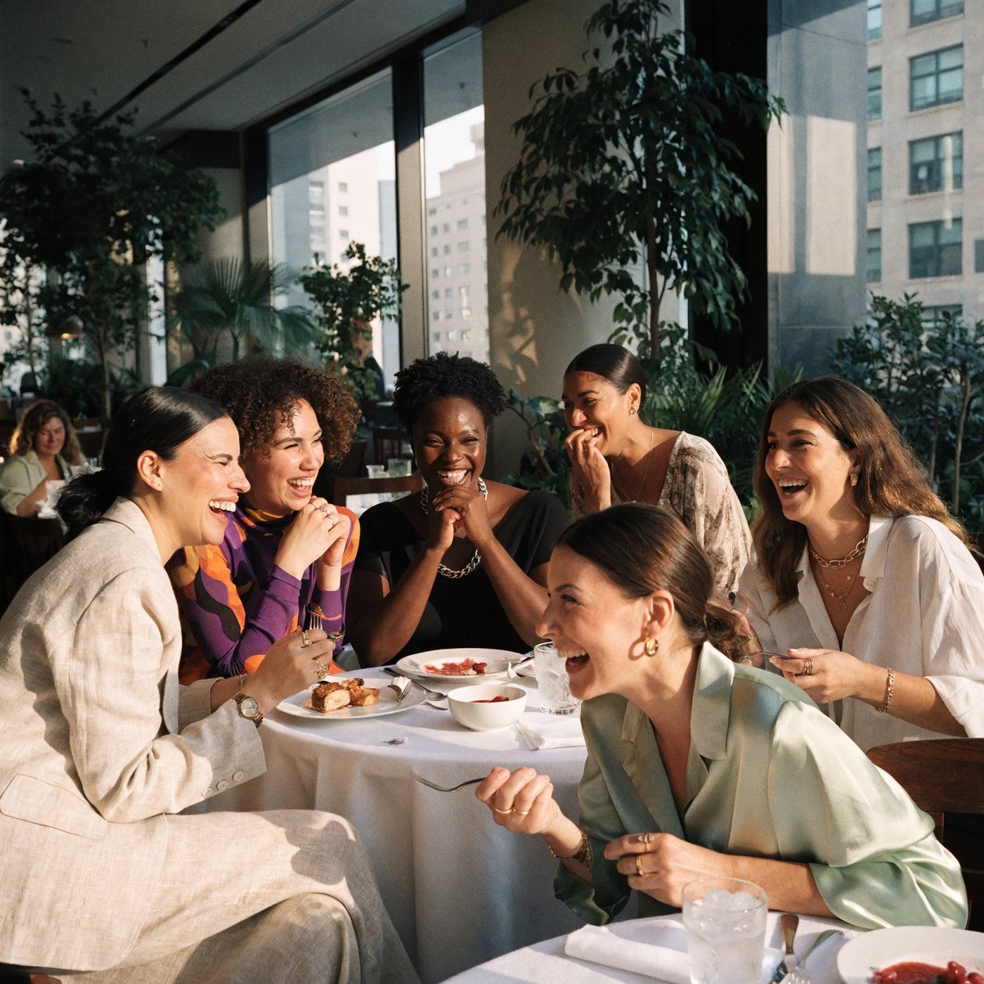 A women-only T6 table